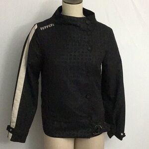Ladies Ferrari Puma Lightweight Jacket Sz Med BLK